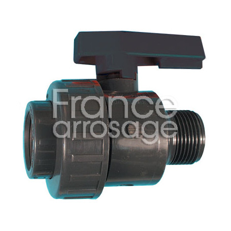 Vanne simple union joint EPDM PVC 1/2" MF