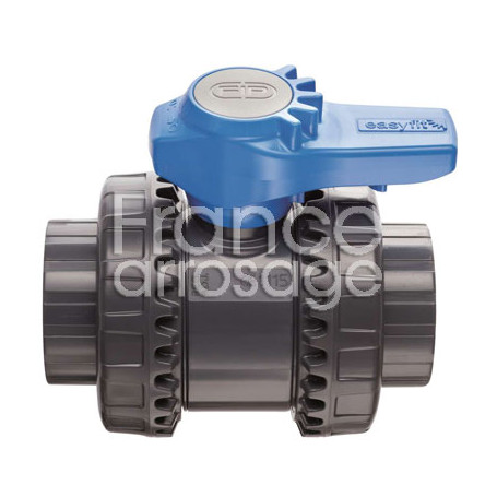 Vanne double union PVC Easy FIP à coller Ø25 x 25 FF