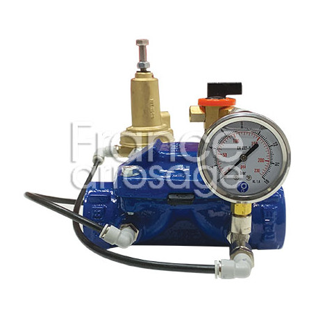 Vanne de régulation aval 3 voies PN 16 bars - 2" FF