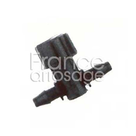 Lot de 50 vannettes cannelées pour micro-tube Ø4mm