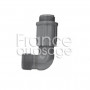 Coude union 1" MM PVC