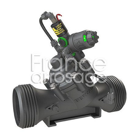 Vanne hydraulique électrique Top Pilot Série 100 BERMAD - 9V - 3 voies 3" en ligne